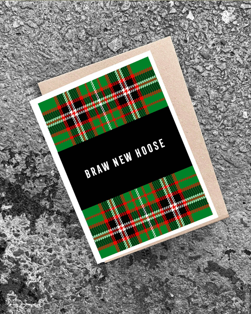 Braw New Hoose Greeting Card