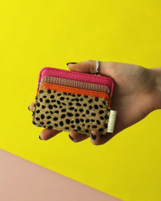 Animal Cheetah Print Card Holder