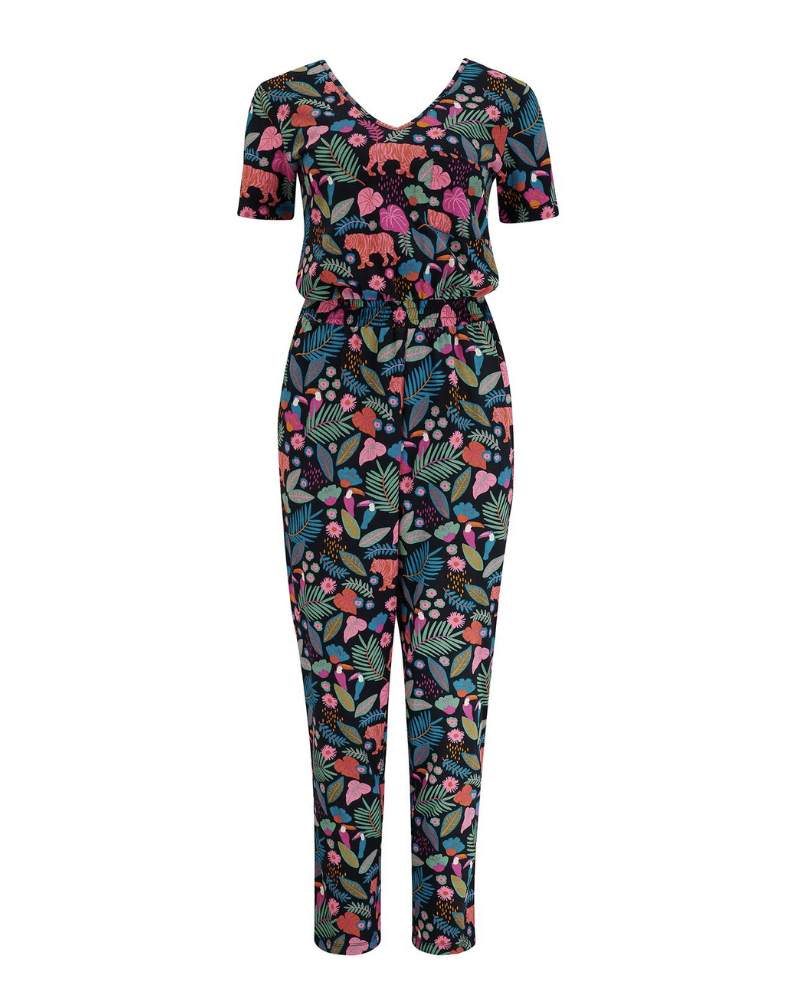 Bianca Tigers And Toucans Jumpsuit Sugarhill Brighton