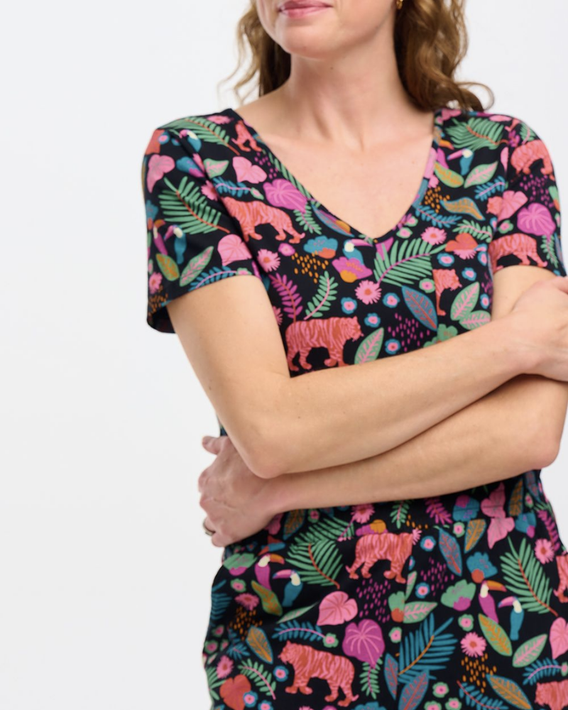 Bianca Tigers And Toucans Jumpsuit Sugarhill Brighton