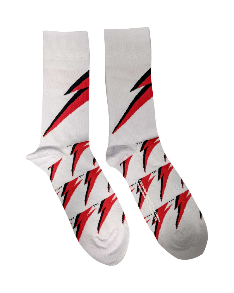 David Bowie Unisex Socks: Flash