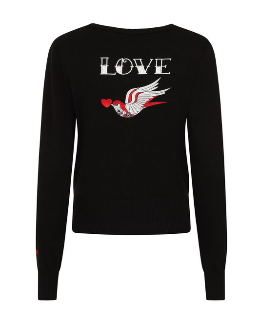 Annie Swallow Love Cardigan