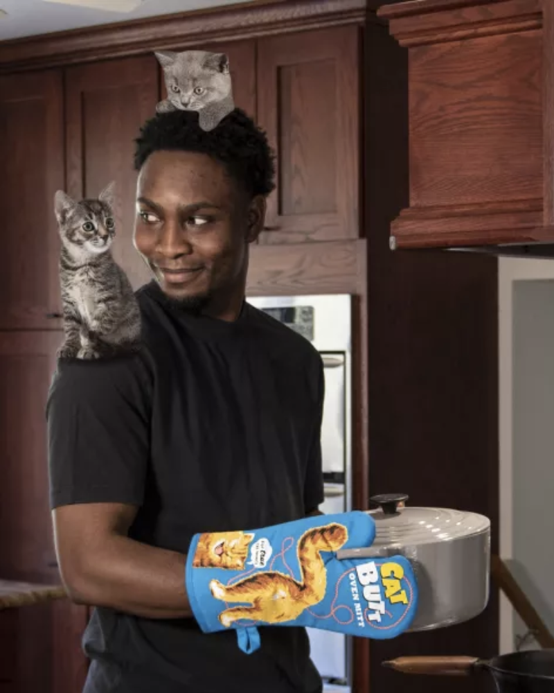 Cat Butt Oven Mitt