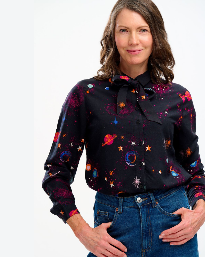 Catrina Colourful Universe Shirt by Sugarhill Brighton