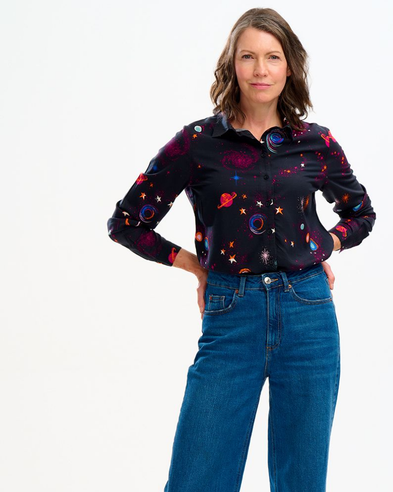 Catrina Colourful Universe Shirt by Sugarhill Brighton