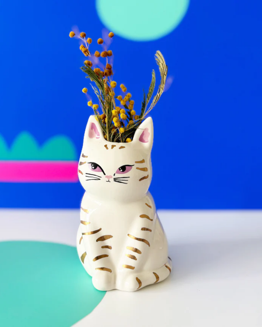 Catnip Cat Vase