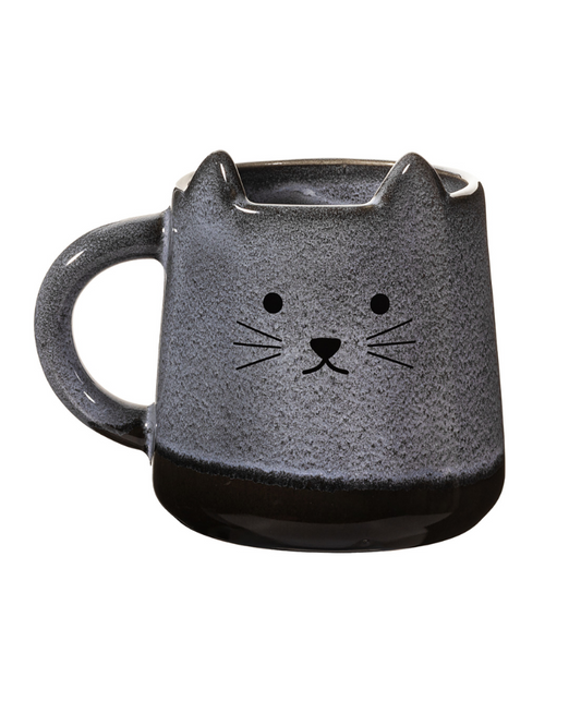 Mojave Stoneware Cat Mug