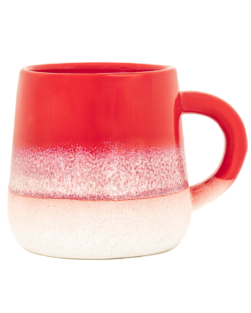 Mojave Glaze Mug in Red