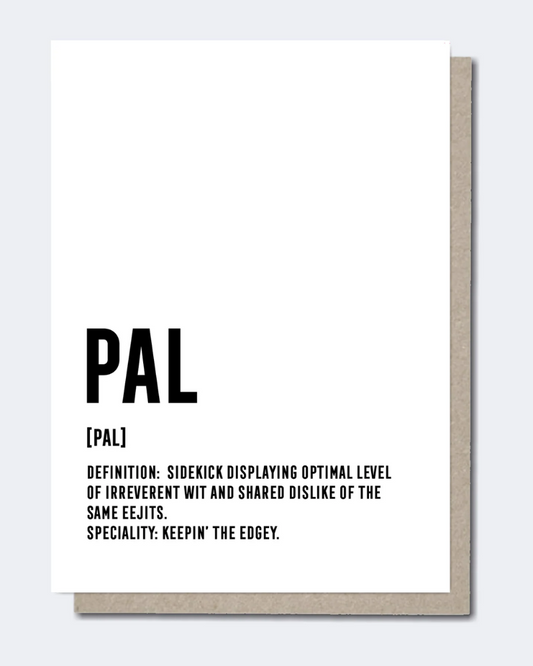 Pal Scottish Definition Greeting Card