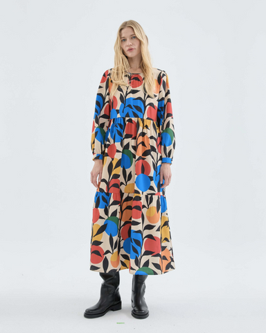 Eden Print Midi Dress by Compania Fantastica