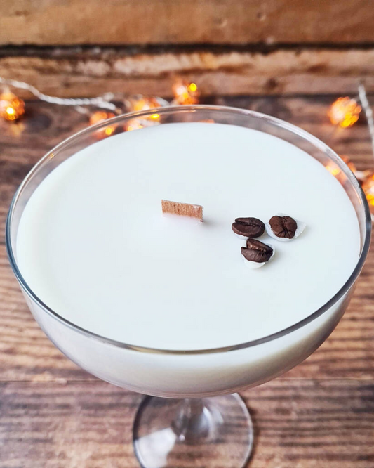 Vegan Handmade Espresso Martini Scented Cocktail Candle