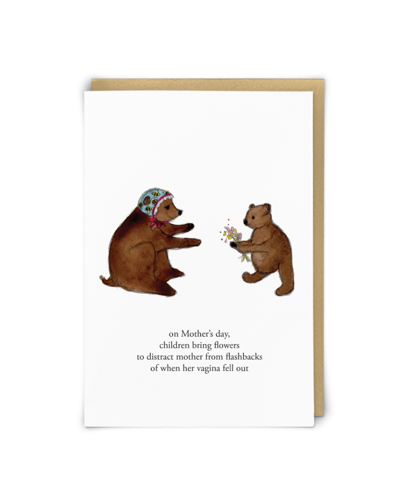 Mother's Day Flashback Vagina Card