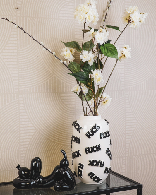 Ceramic "FUCK" Vase