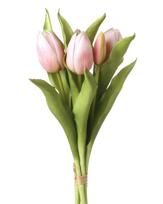 Silicon Pink Tulip Bouquet