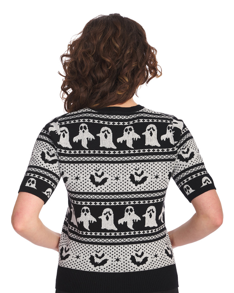 Ghost Delight Fair Isle Short Sleeved Jumper