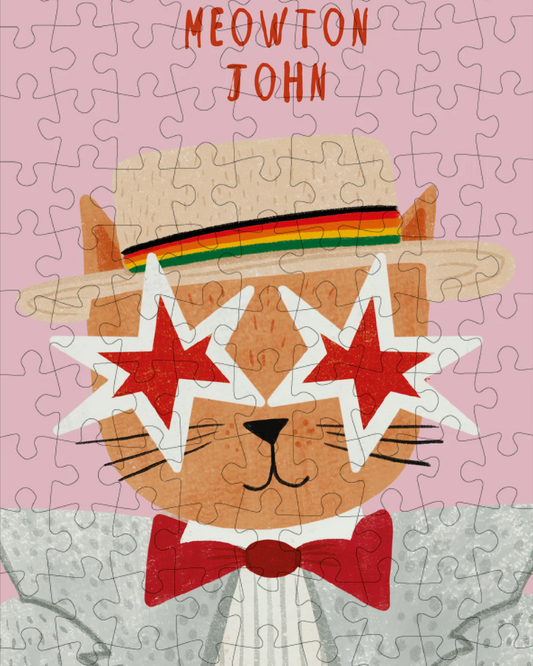 Meowton John Mini Jigsaw Puzzle