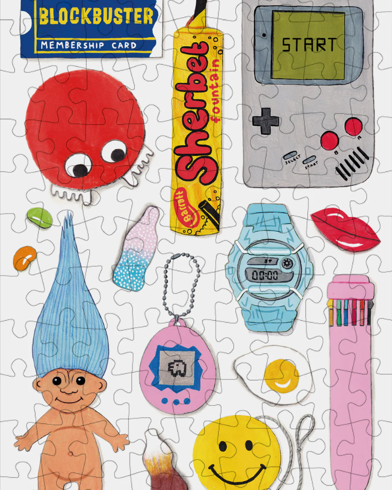 Retro 90's Mini Jigsaw Puzzle