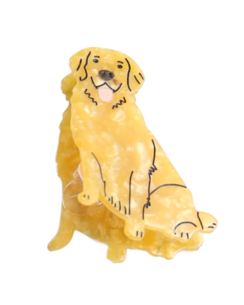 Golden Retriever Hair Claw Clip