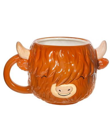Highland Cow Shaped Mug