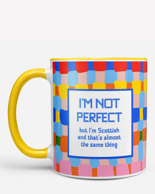 Perfectly Scottish Chunky Mug By Gillian Kyle