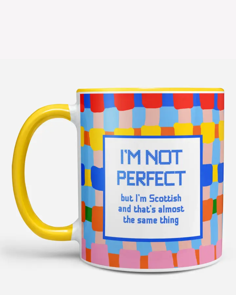 Perfectly Scottish Chunky Mug By Gillian Kyle