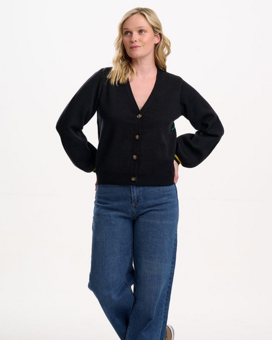 Adrian Snake Floral Statement Cardigan Sugarhill Brighton
