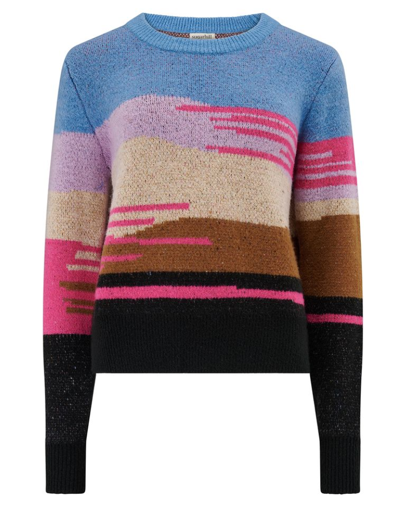 Asher Abstract Landscape Jumper Sugarhill Brighton