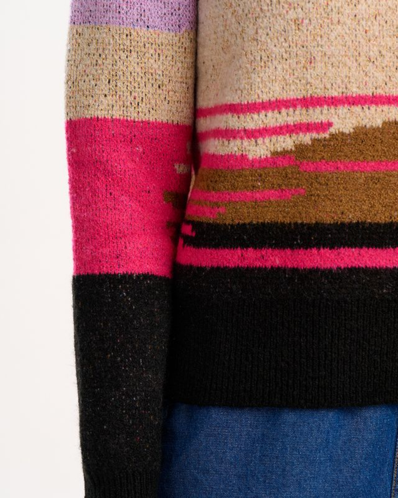 Asher Abstract Landscape Jumper Sugarhill Brighton