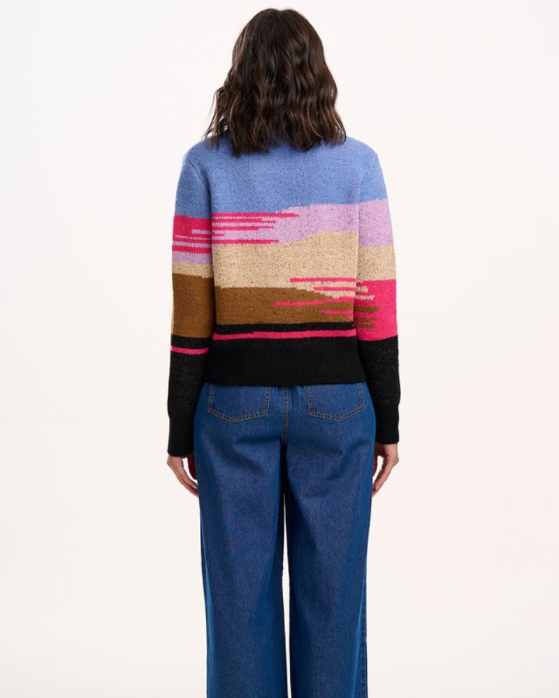 Asher Abstract Landscape Jumper Sugarhill Brighton