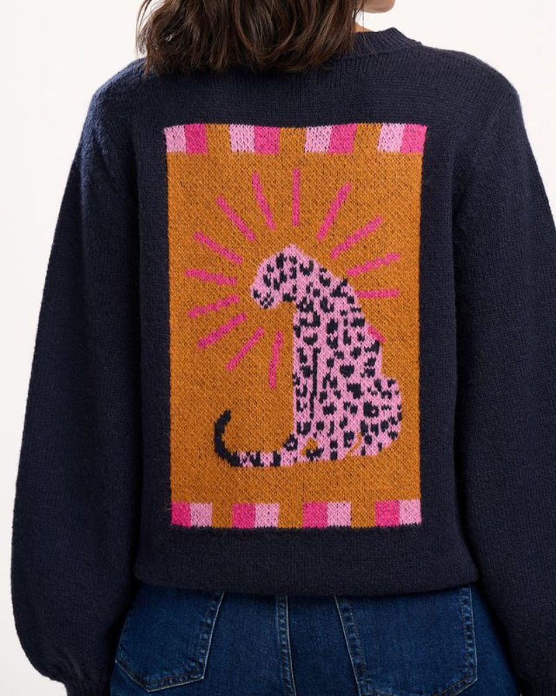 Essie Leopard Rays Jumper Sugarhill Brighton
