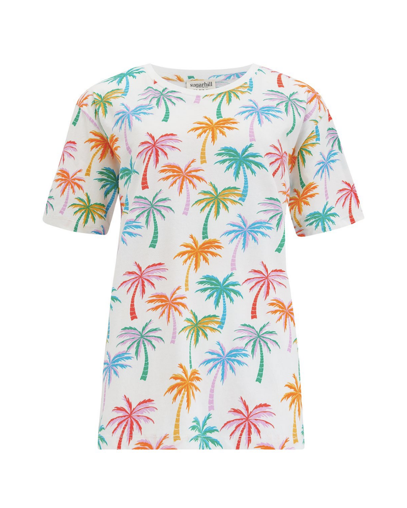 Kinsley Rainbow Palms Relaxed T-Shirt Sugarhill Brighton