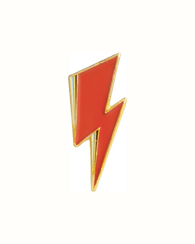 Lightning Bolt Bowie Brooch
