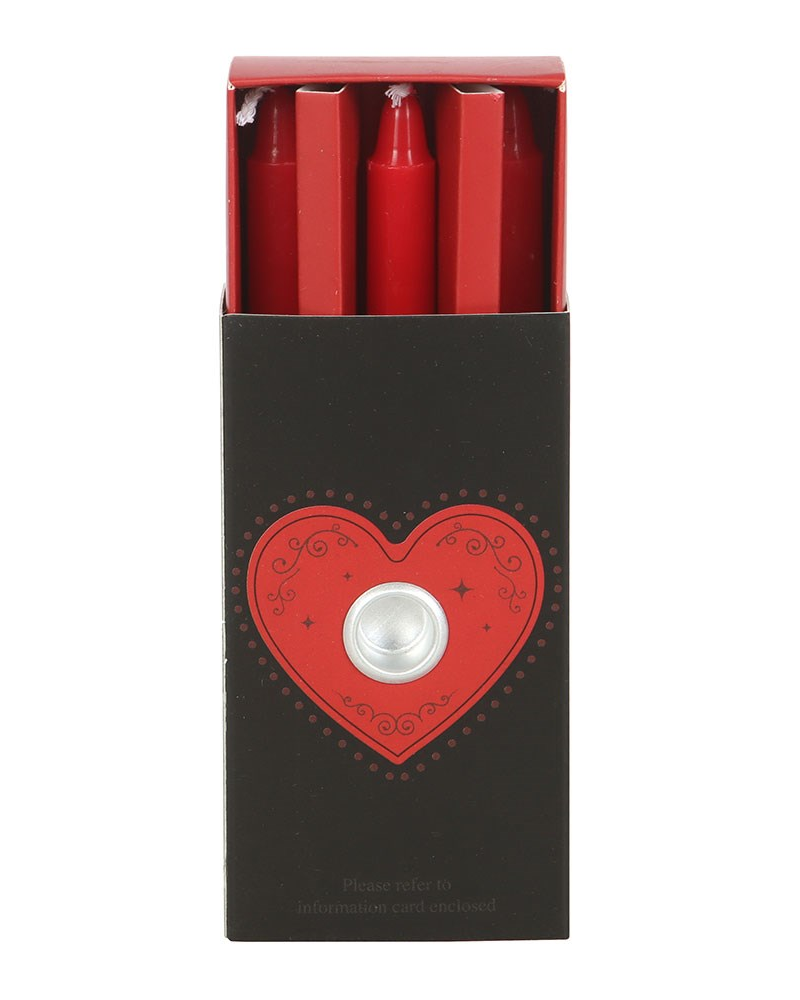 Set of 3 Love Spell Candles & Holder