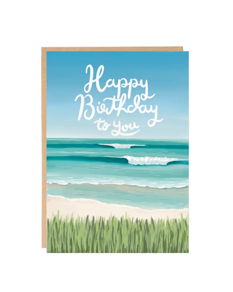 Happy Birthday To You Sea Greeting Card