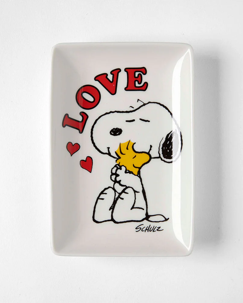 Peanuts Snoopy Love Long Trinket Dish