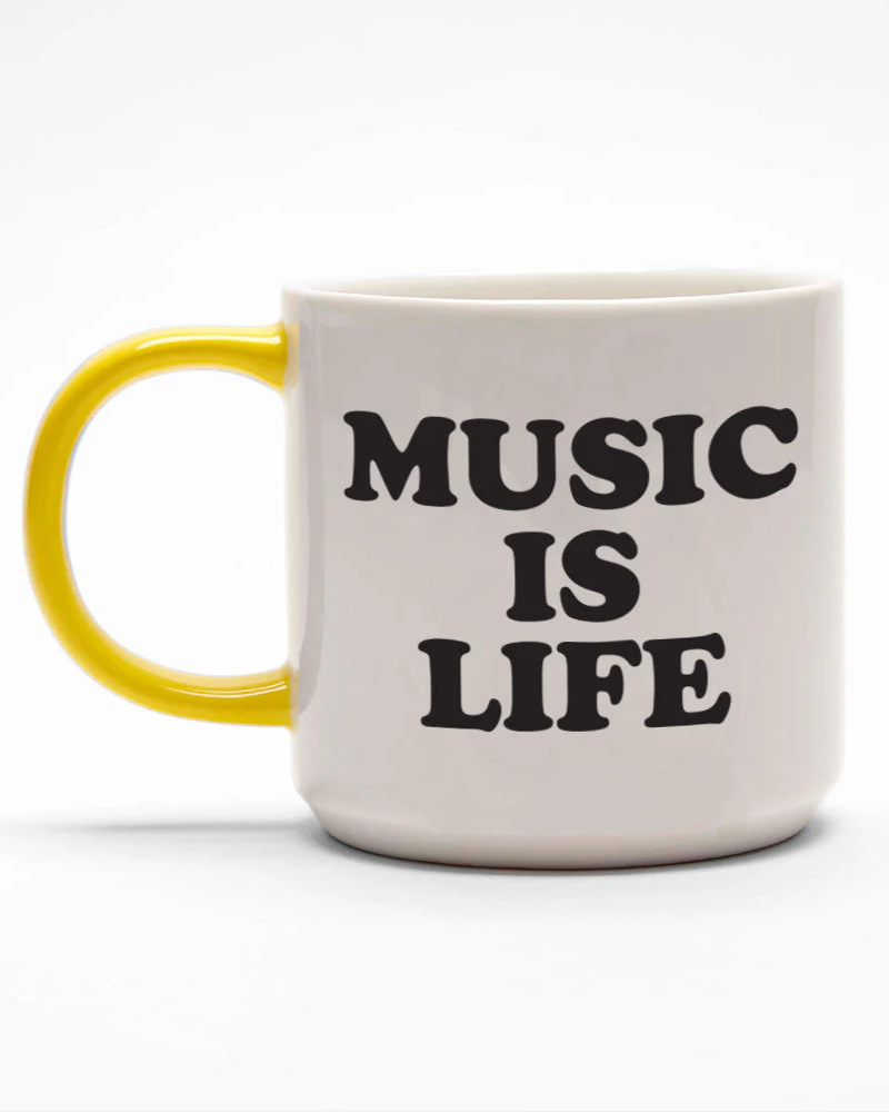 Peanuts Snoopy Music is Life Boombox Mug