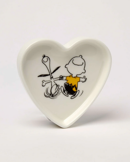 Peanuts Snoopy Dance Heart Trinket Dish
