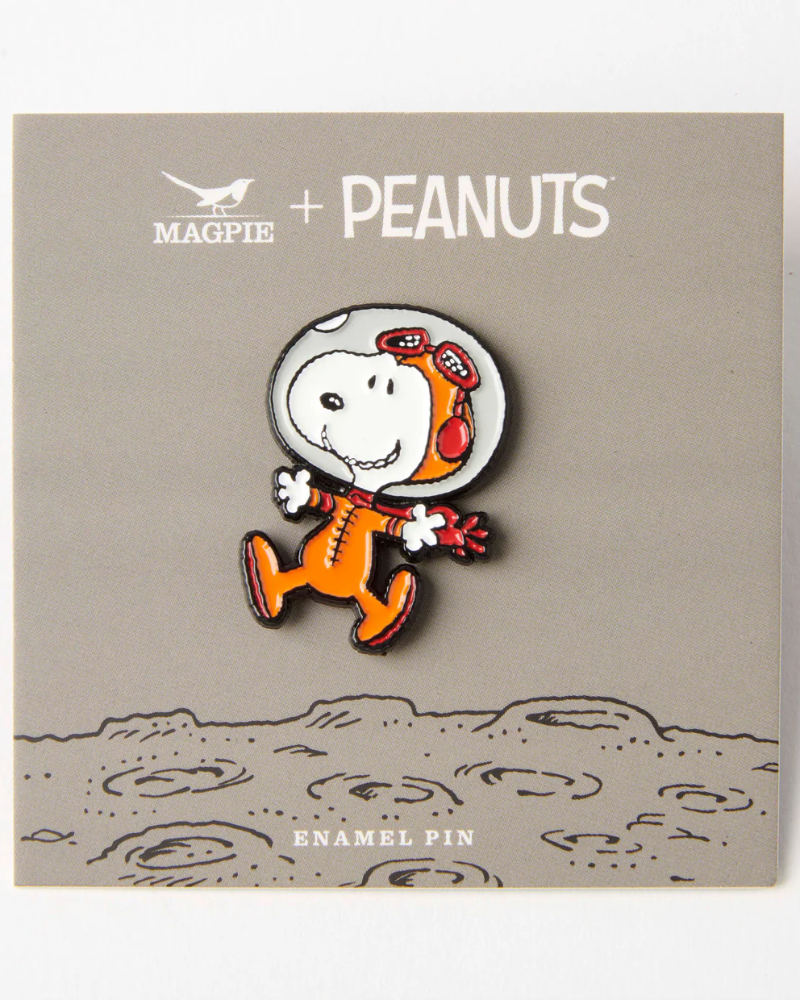 Peanuts Snoopy Astronaut Spaced Out Enamel Pin Badge