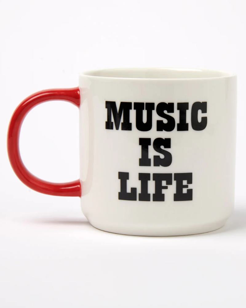 Peanuts Snoopy Music is Life Mug
