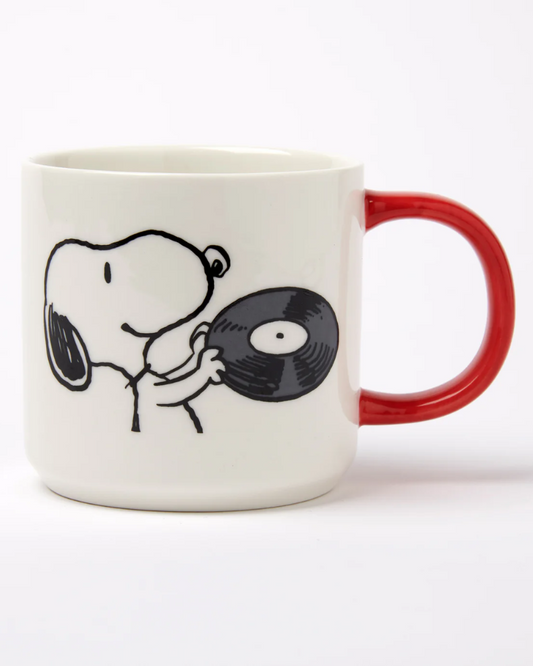 Peanuts Snoopy Music is Life Vinyl Mug