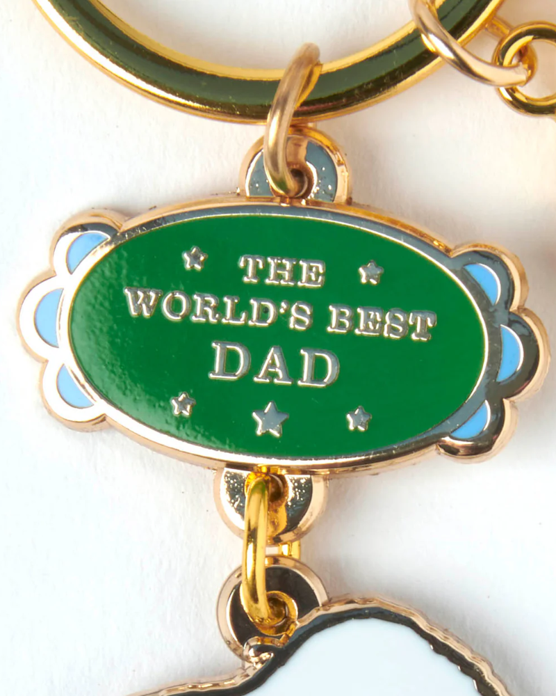 Peanuts Snoopy World's Best Dad Keyring