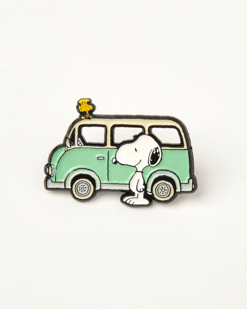 Peanuts Snoopy Camper Enamel Pin Badge