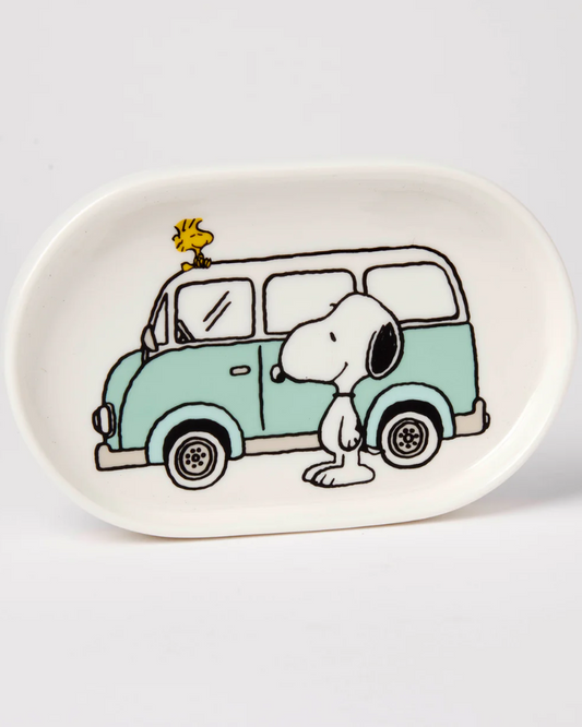 Peanuts Snoopy Happy Camper Trinket Dish