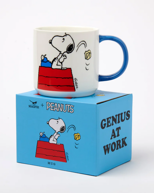 Peanuts Snoopy Genius at Work Mug