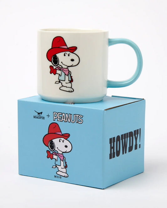 Peanuts Snoopy Howdy! Mug