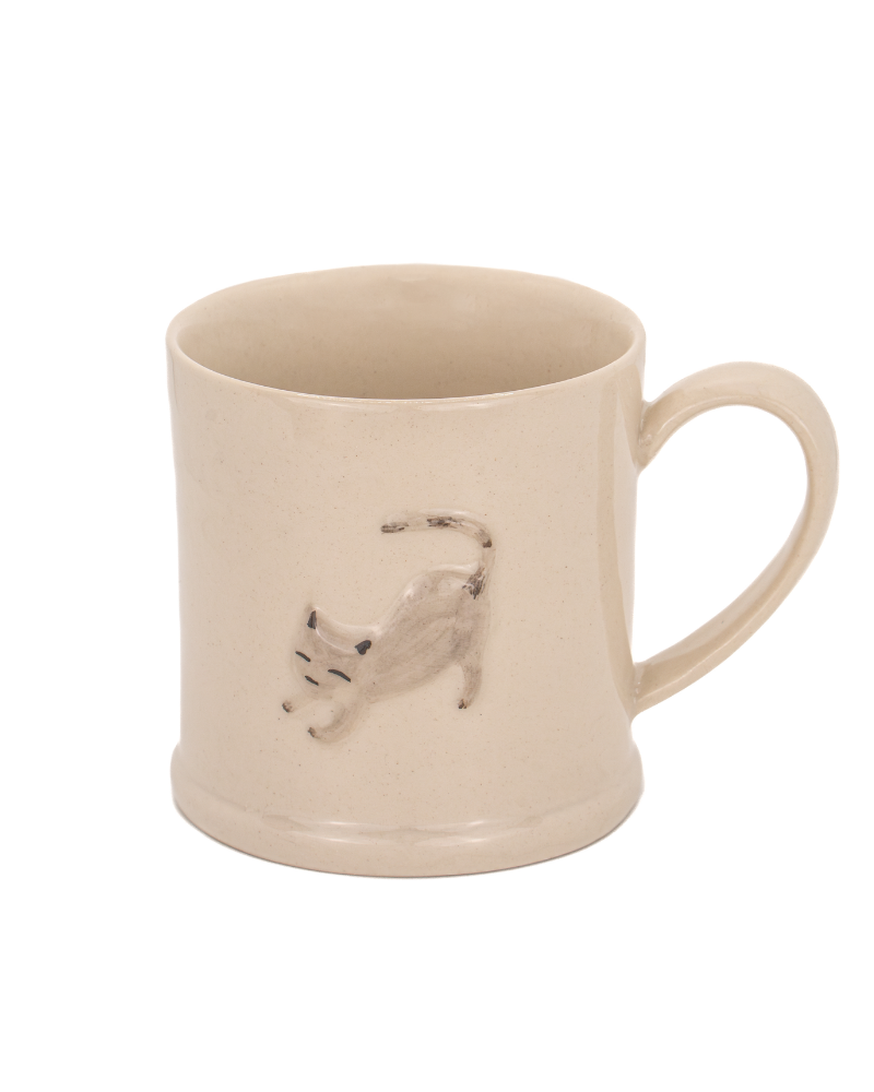 Embossed Cat Mug