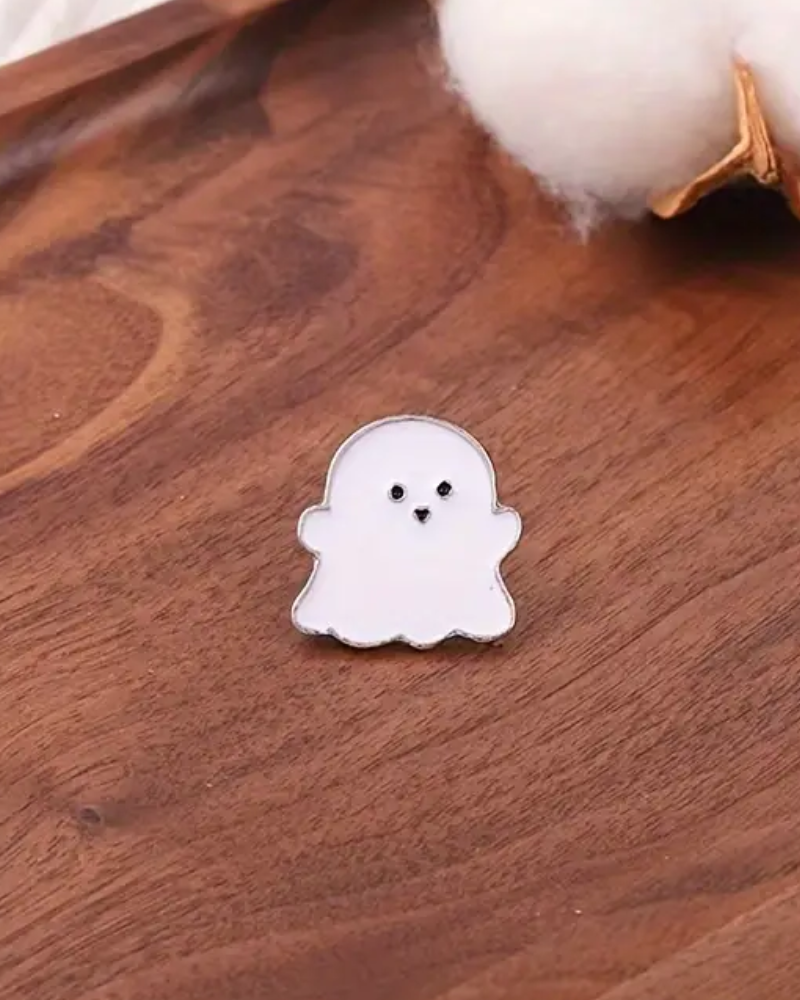 Mini Ghost Hugs Pin Badge