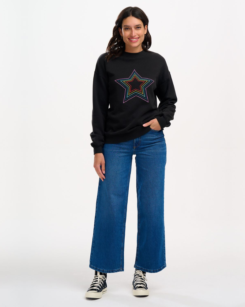 Noah Rainbow Star Sweatshirt Jumper by Sugarhill Brighton