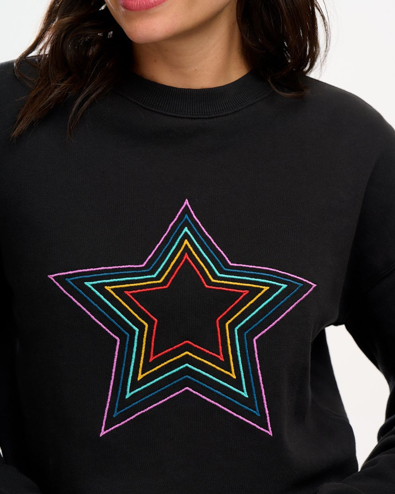 Noah Rainbow Star Sweatshirt Jumper by Sugarhill Brighton