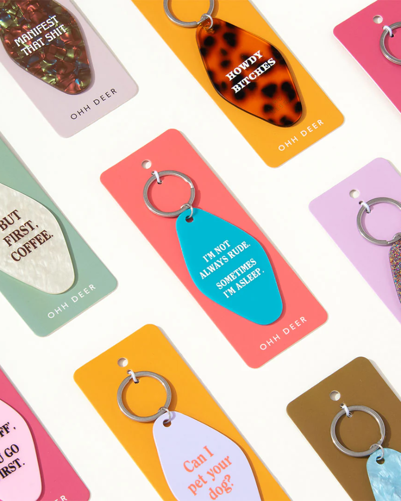 Let's Play "Fuck Off" You Go First Hotel Keyring